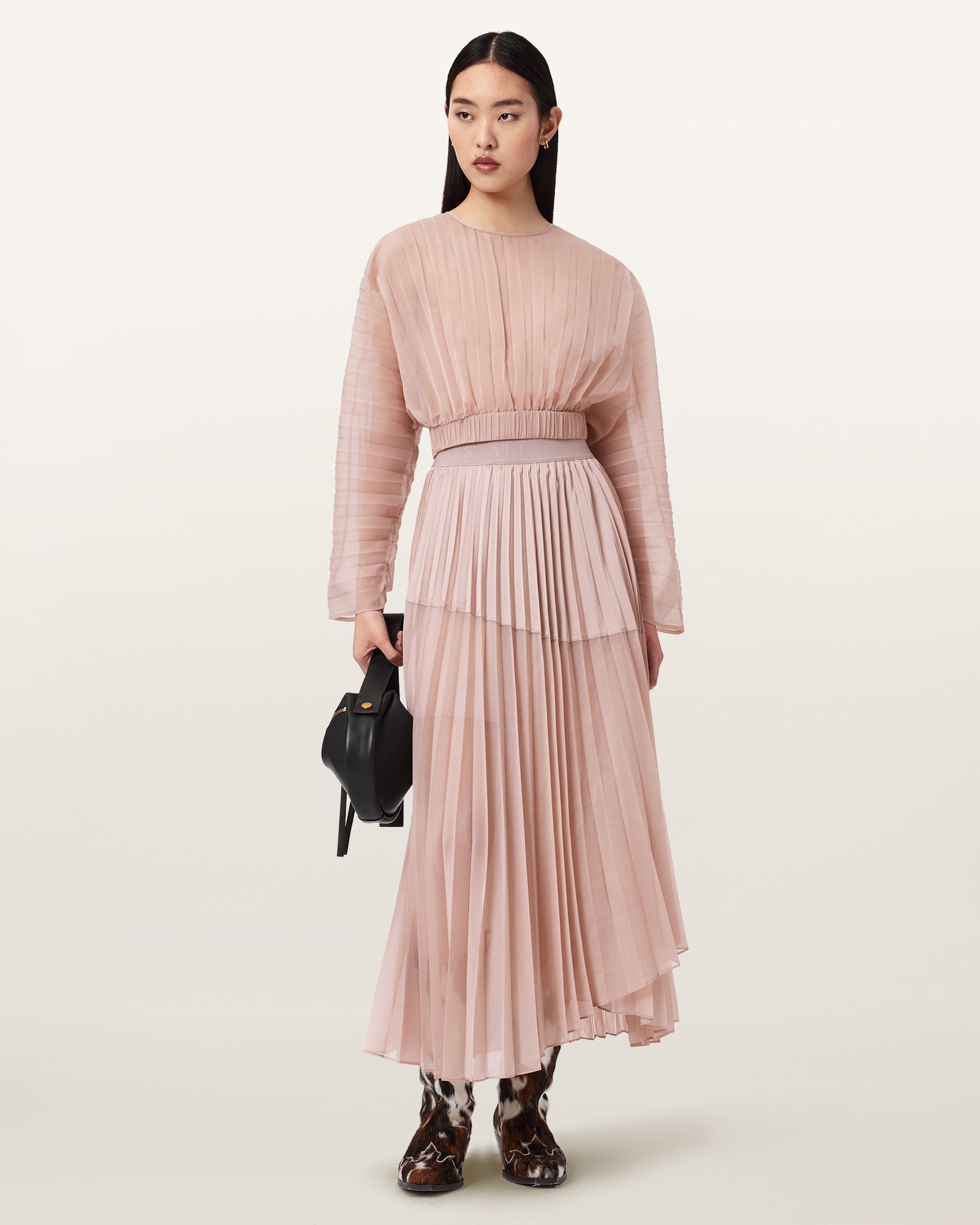 Micaela Pleat Skirt